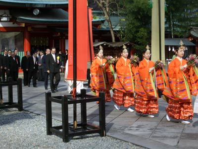日枝神社の新嘗祭の様子４