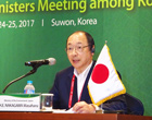 韓国・水原市で開催された日中韓3か国環境大臣会合に出席